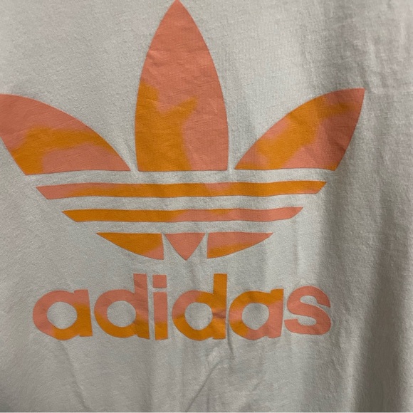 Adidas Orange Camo Trefoil Shirt Sleeve T-Shirt Men’s 2XL - Picture 6 of 9